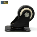 1.5 inch medium plate swivel  TPU casters